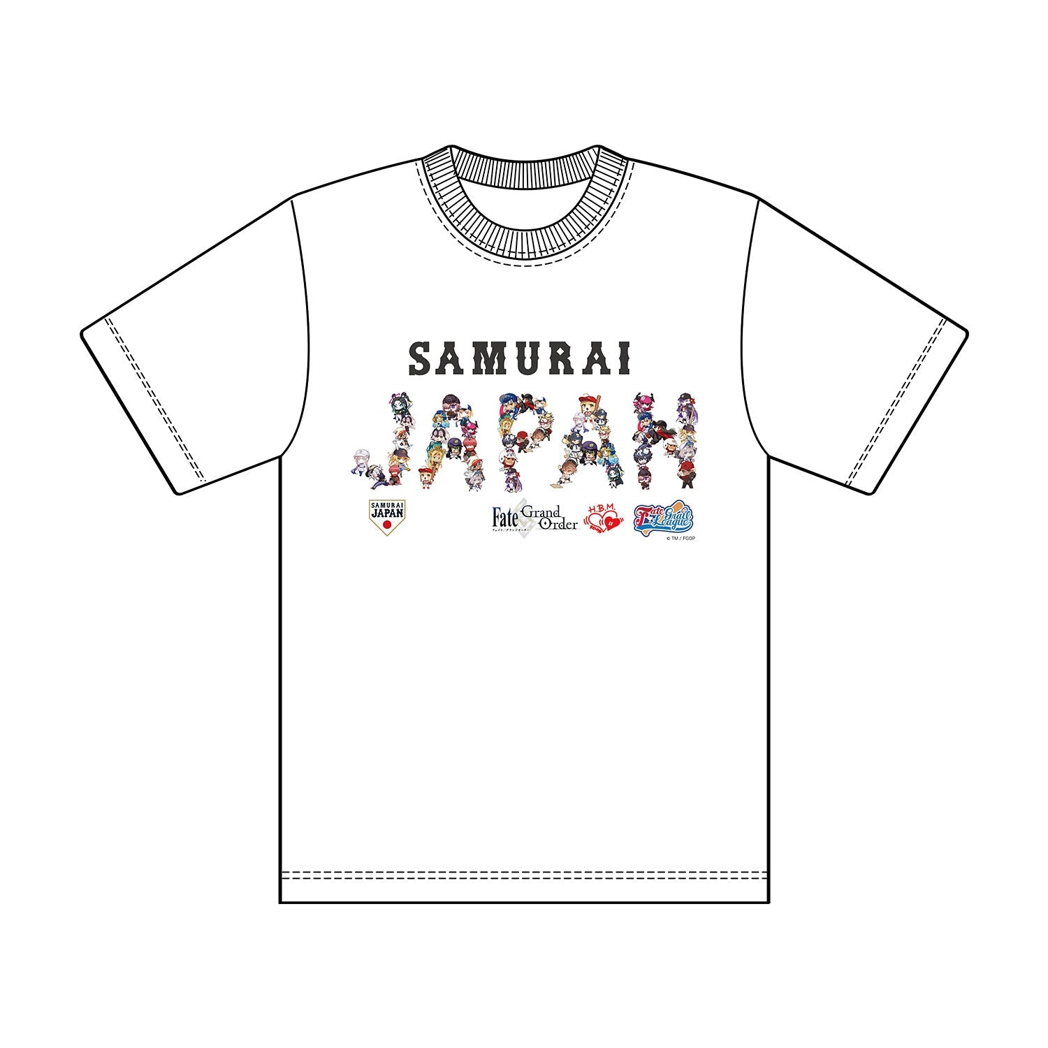 FATE IN JAPAN   Tシャツ　白 Lサイズ　新品　カード　公式