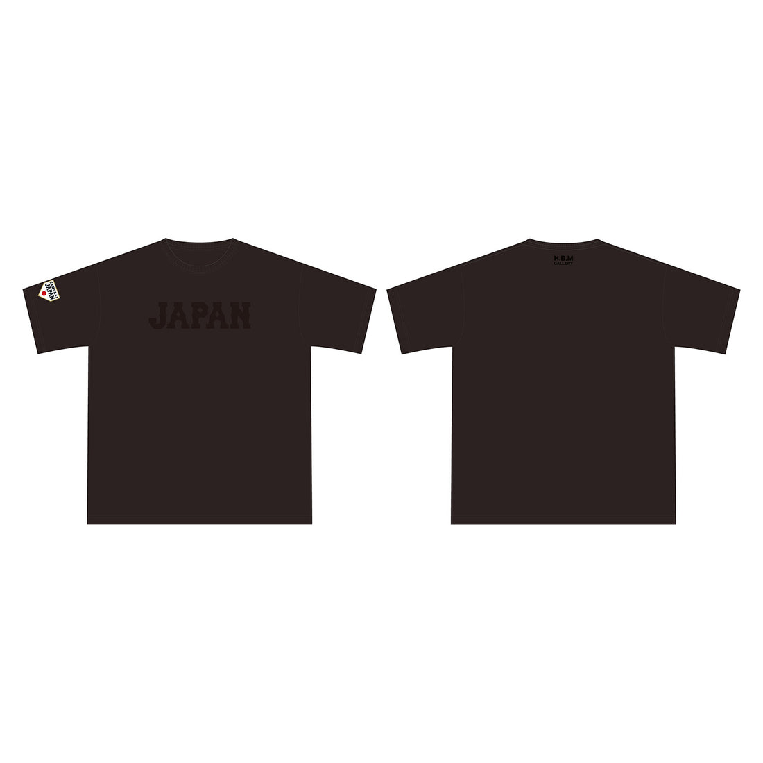 HBMG ビッグシルエット Tシャツ A  BLACK  XL