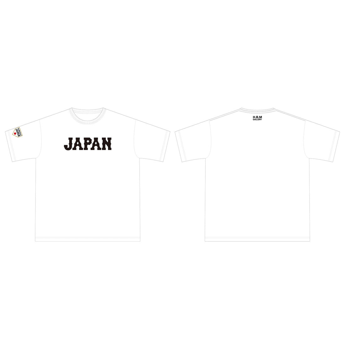 HBMG ビッグシルエット Tシャツ A  WHITE  XL