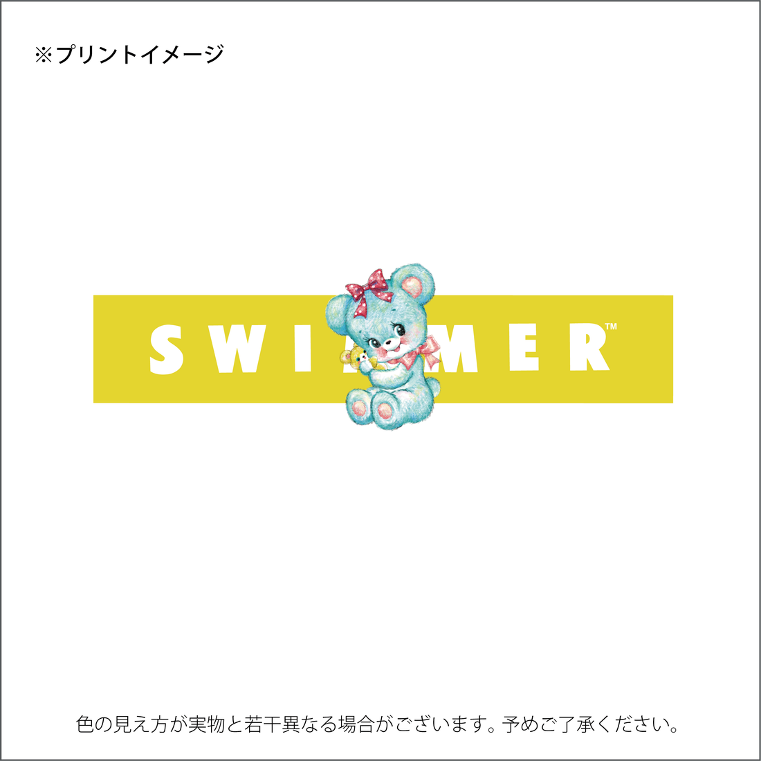 SWIMMER × HBMR コラボTシャツ Baby Love Bear