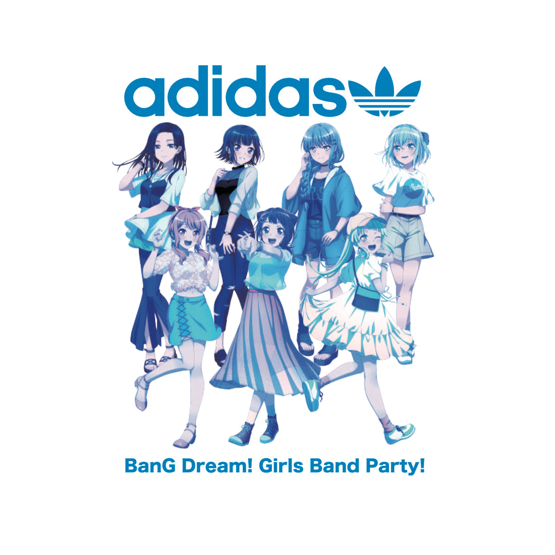 adidas atmos BanG Dream! Girls Band Party! HOODIE TYPE-2
