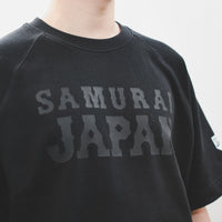 SAMURAI JAPAN×HBMR COLLABO SWEAT TEE / BLACK