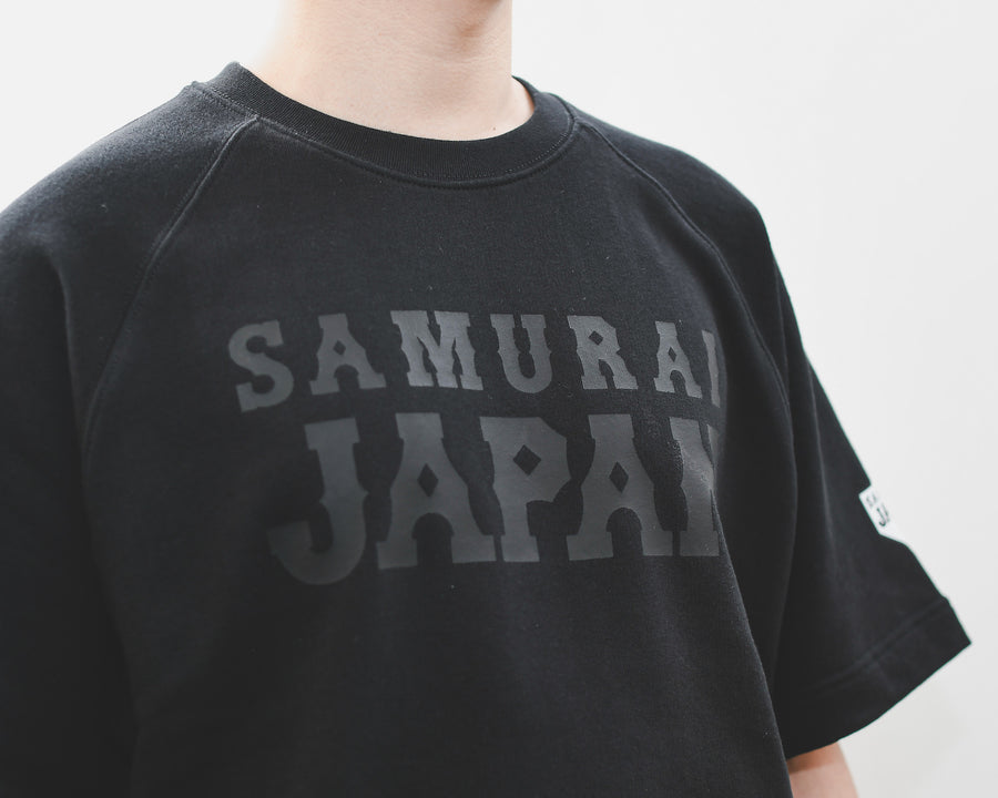 SAMURAI JAPAN x HBMR COLLABO SWEAT TEE / BLACK