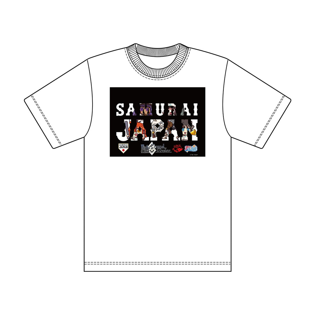 Fate/Grail League×SAMURAI JAPAN×HBMRコラボ TシャツB
