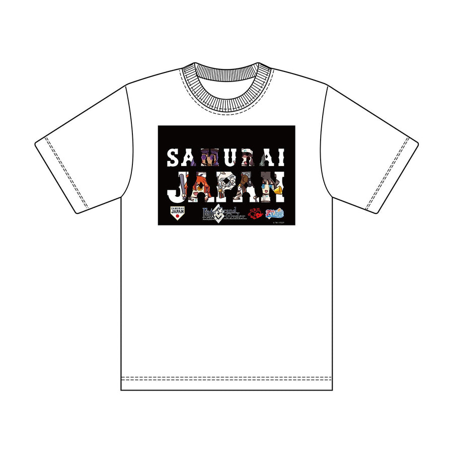 Fate/Grail League×SAMURAI JAPAN×HBMRコラボ TシャツB
