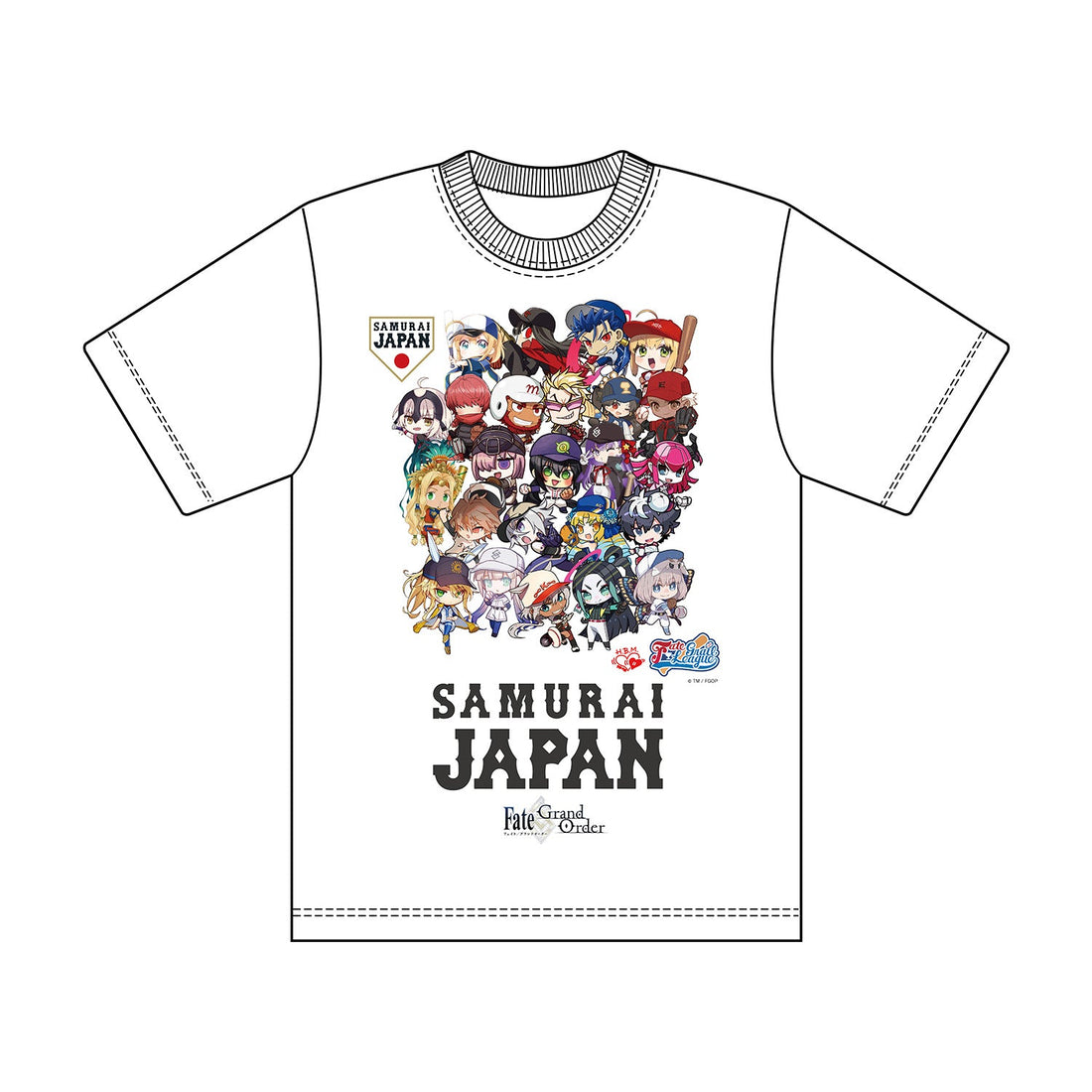 Fate/Grail League×SAMURAI JAPAN×HBMRコラボ TシャツI