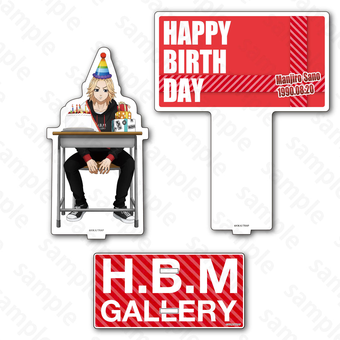 Mikey Birthday Illustration Acrylic Stand A