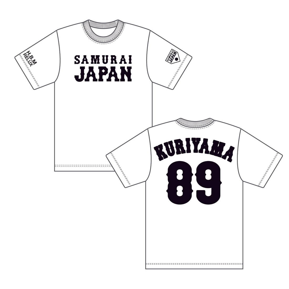SAMURAI JAPAN×HBMRコラボTシャツ 栗山 英樹モデル