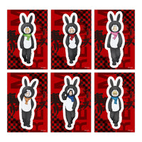 East Ribe HBMR rabbit costume drawn blind sticker